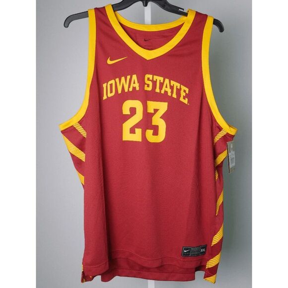 Iowa State Cyclones #23 Nike Replica Basketball Jersey Men’s Cardinal NCAA M - Picture 2 of 7
